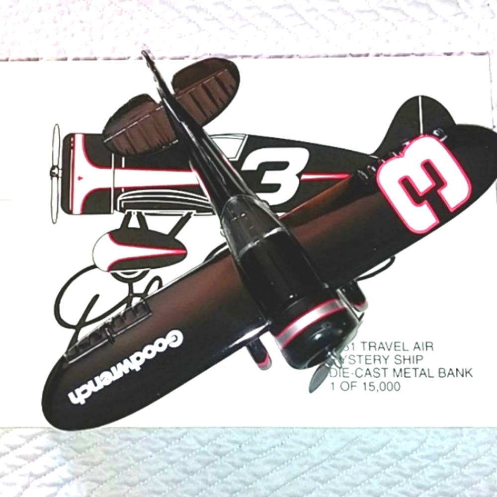 1931 Travel Air Airplane Dale Earnhardt  Bank
